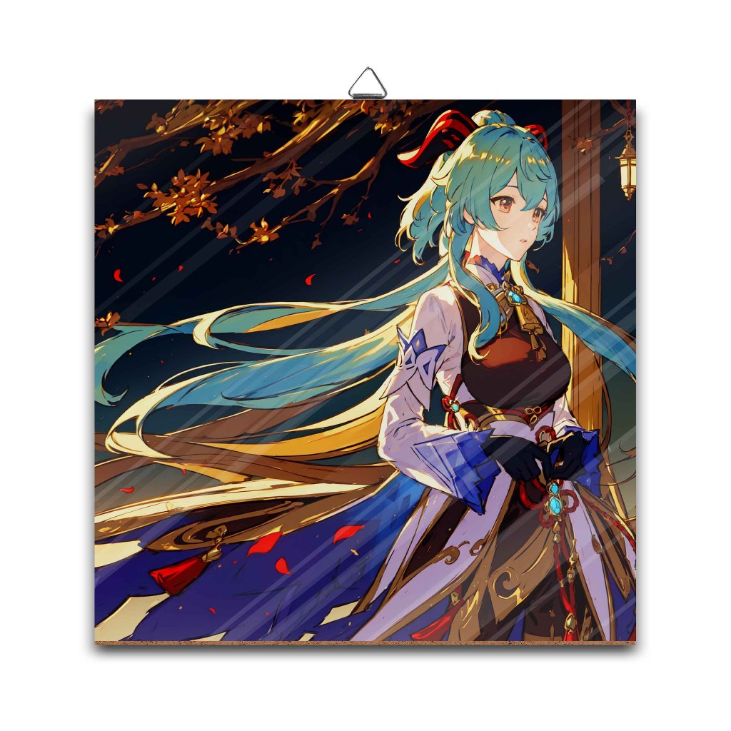Poster dinding kayu	GANYU NIGHT	-	GENSHIN IMPACT	material MDF