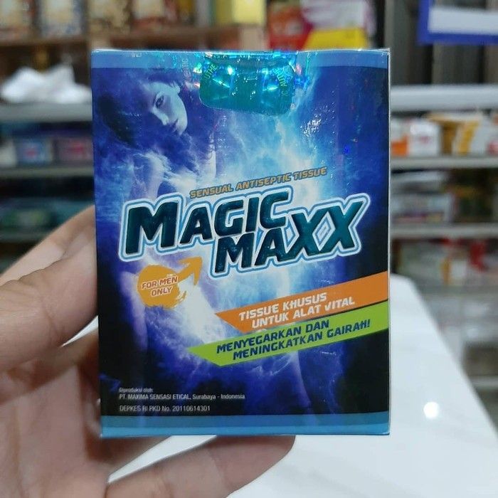 Privasi Anda Aman ! Tissue Magic Maxx Antiseptik Tisu Khusus Pria Original