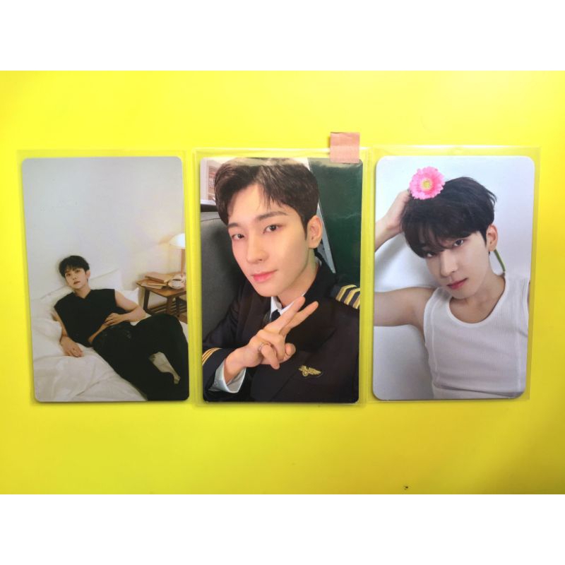 Photocard WONWOO Seventeen (pc tc wonu pilot wonpil gam3 bo1 gameboi potter tray pangeran selca cafe