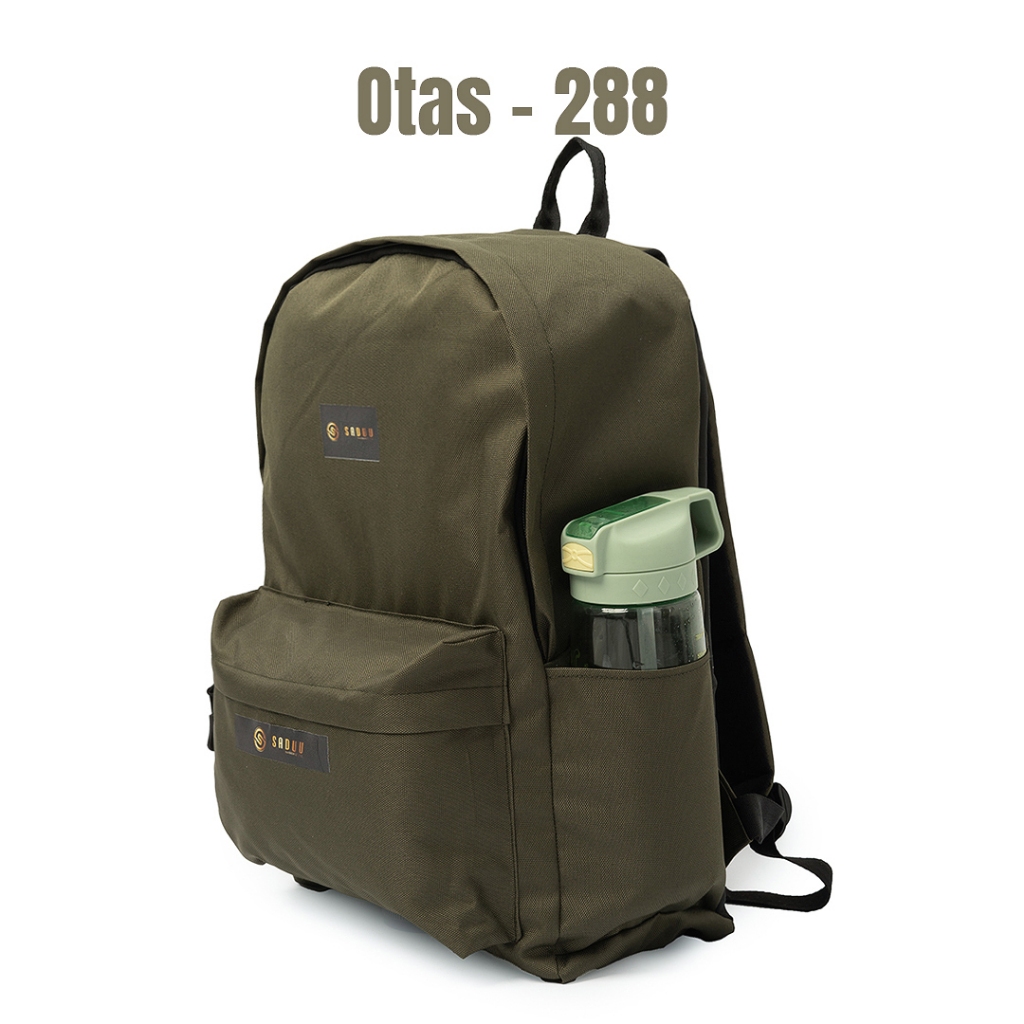 Tas Ransel Hitam Sekolah Pria Wanita