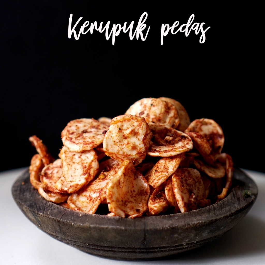 

Krupuk Seblak Rasa Kencur Pedas/Krupuk Homemade Kriuk/Seblak Kering