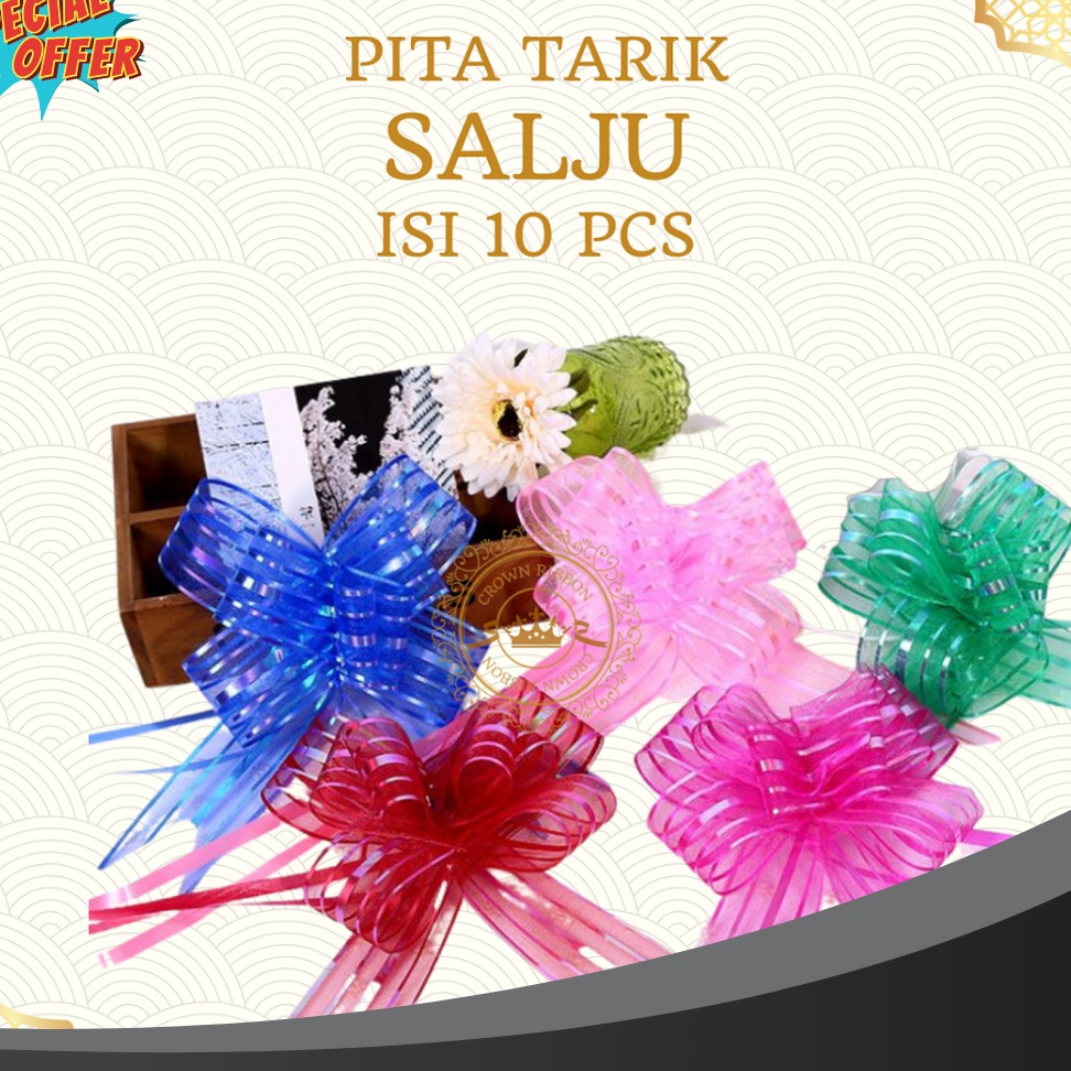 

PENAWARAN TERBAIK Pita Tarik SALJU Organdi Hiasan Parcel