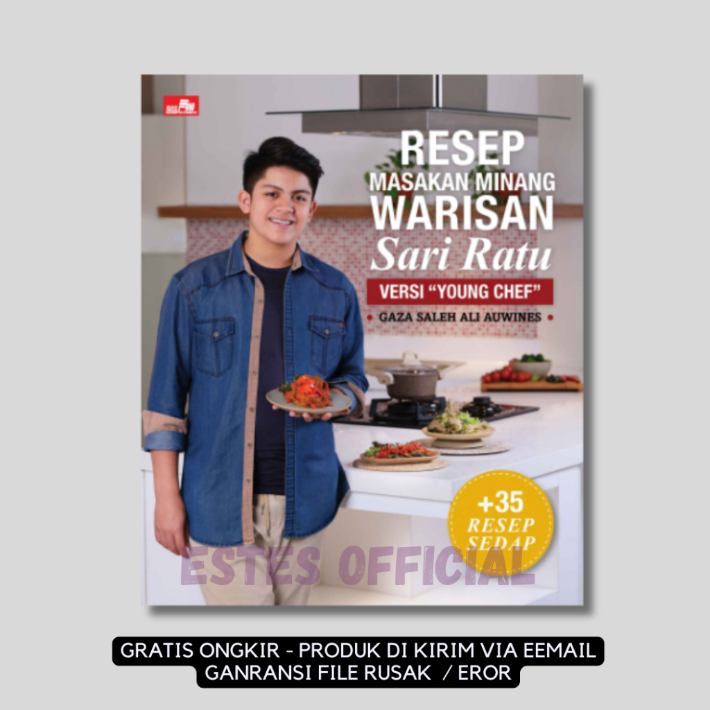 

[ ID4752 ] Resep Masakan Minang Warisan Sari Ratu Versi "Young Chef