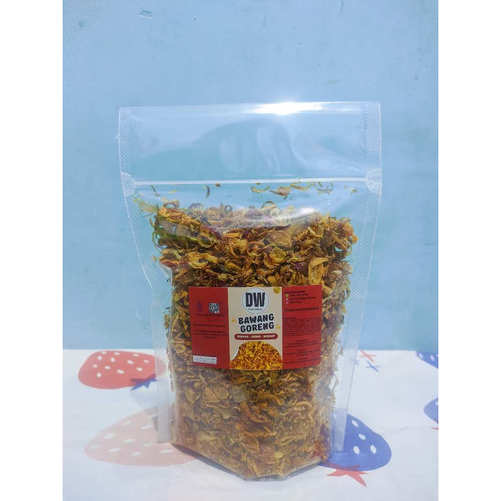 

Bawang Goreng Asli Premium 200 gr GRADE PREMIUM POUCH