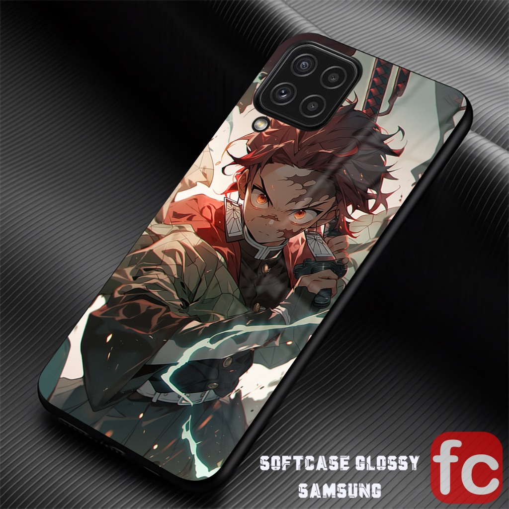[FR74] Softcase Kaca Samsung M33 M53 A12 M12 A22 M22 M32 4G Case Silikon Mika Silicon Cover Kilau Ka