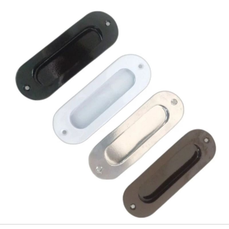 Handle Tanam Pintu Sliding Handle Pintu Oval Handle Pintu Aluminium Tarikan Pintu Geser Kaca Peganga