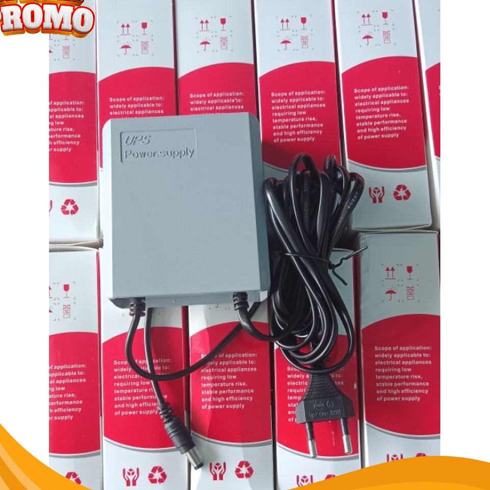 NIKMATI KEMUDAHAN BELANJA ONLINE UPS DC 12V 9V 5V 2A untuk backup CCTV Absensi router HTB