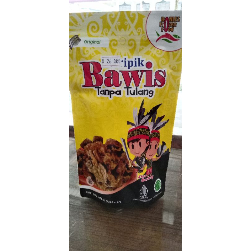 

keripik bawis tanpa tulang 80 gram