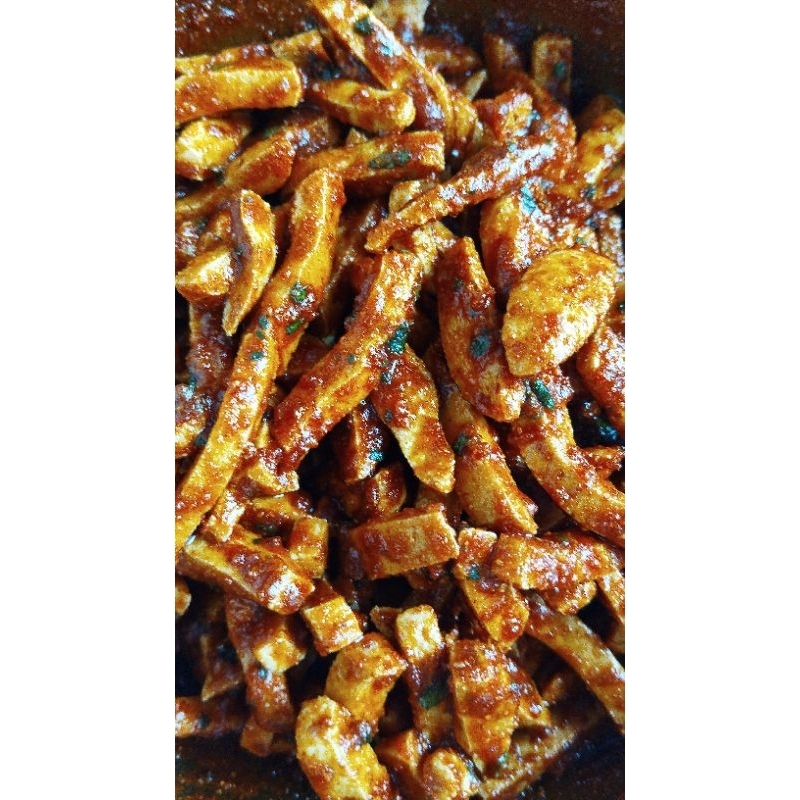 

BASRENG RENYAH BUMBU BASAH SIDOSARI pedas daun jeruk kemasan 500gr