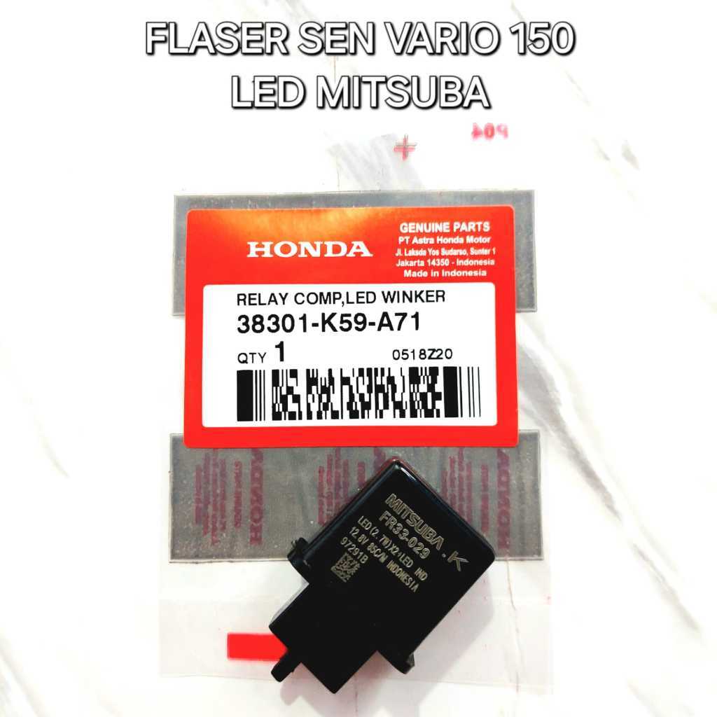 FLASHER SEN VARIO 150 LED PCX CB150R ADV CBR 250 MITSUBA ORIGINAL 38301-K59-A71