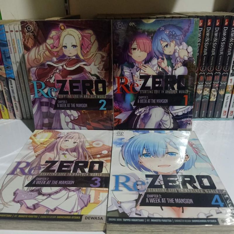komik re zero vol 1-4 prevolved