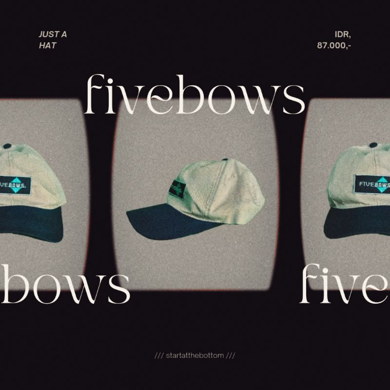 FIVEBOWS CAPS | TOPI CORDUROY | TOPI JARING