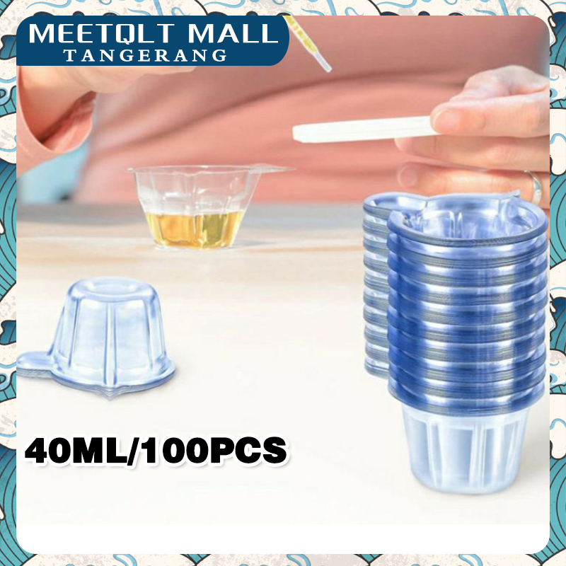 Cup Urin-Penampung Urine-Cup Urine Test Pack-Wadah Urine 40ml-Pot Urine Plastik 100pcs
