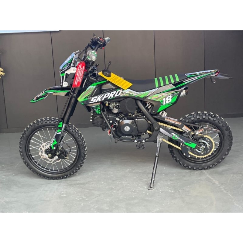 mini trail sk pro 110cc matic dan manual gigi tanpa kopling