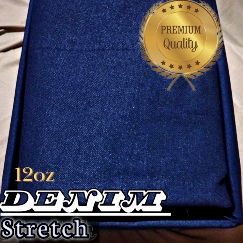 Kain Denim Jeans 12oz Tebal Stretch 1,25meter