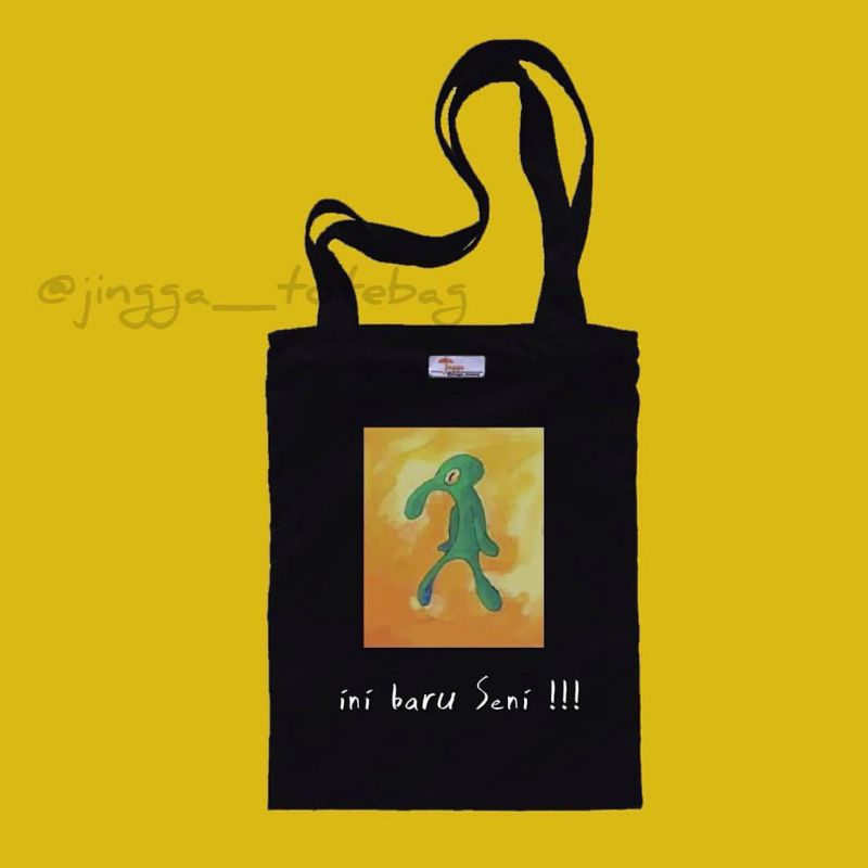 Totebag Lukis Squidward