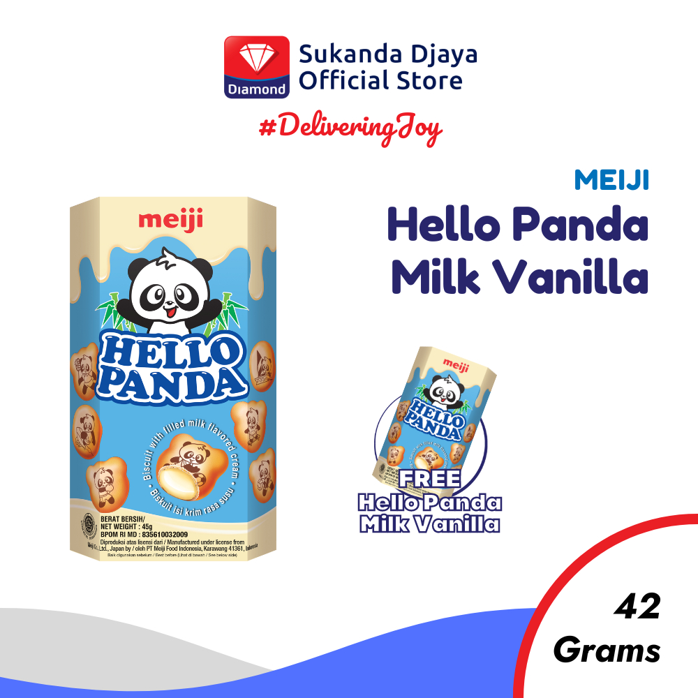 

Meiji Hello Panda Milk Vanilla 42 Gr [BUY 1 GET 1]