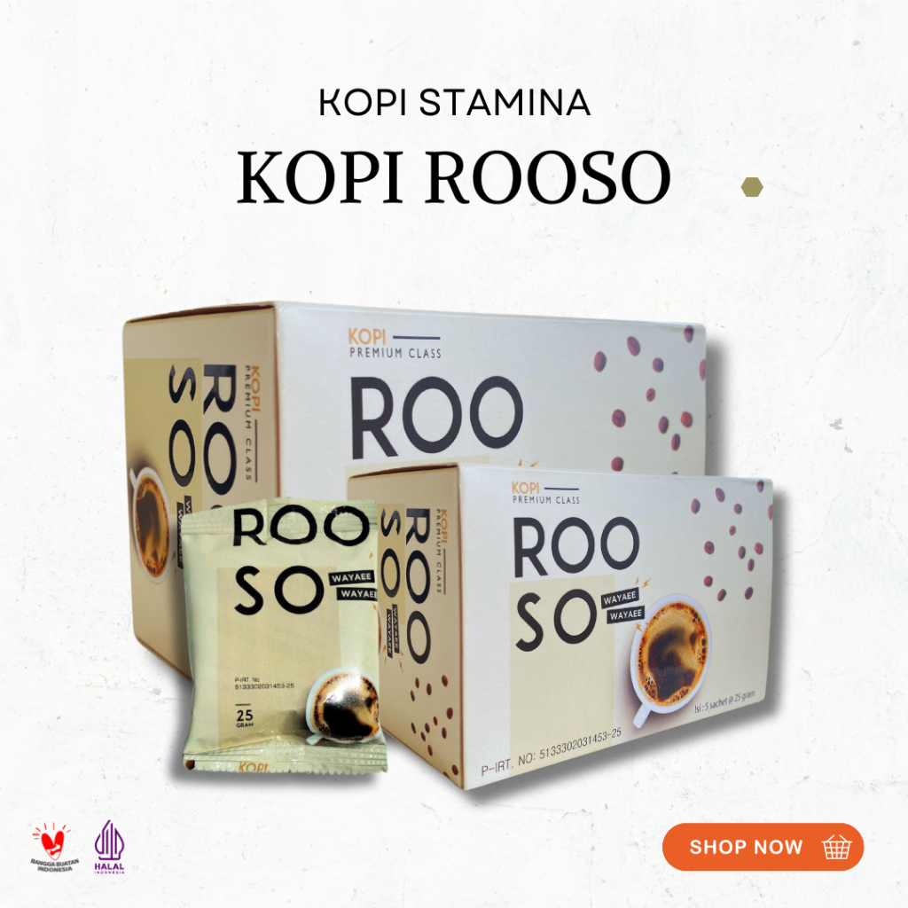 

Kopi ROOSO Kuat Pria Paling Ampuh - Kopi ROOSO Kuat Dan Tahan Lama Di Ranjang - Kopi ROOSO 2 Jam Penguat Stamina Suami Istri