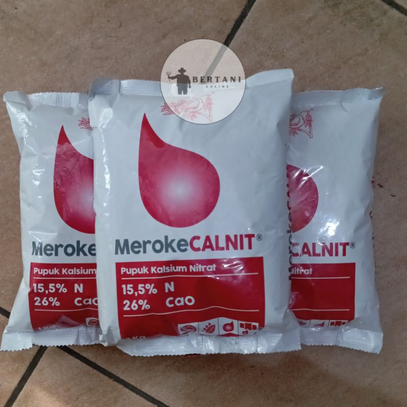 Pupuk Kalsium Nitrat Calnit Meroke 1 Kg