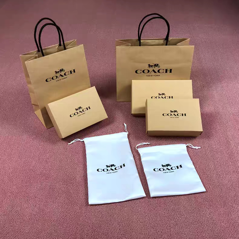 

Coach Dust Bag Paperbag Box Giftbag Accessories Bag (WRAP WITH CARE & Card Box) Tas Jinjing Pegangan