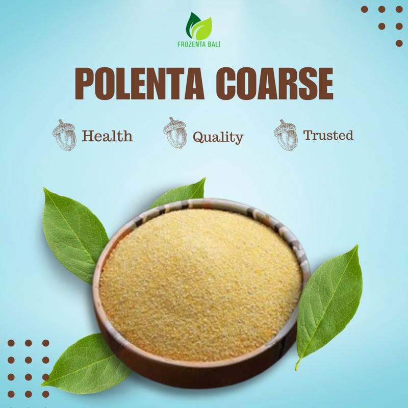 

Polenta Coarse / Tepung Jagung import 1kg