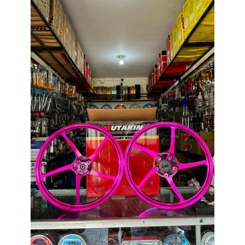 Velg enkai Mutakin type 525 160/160-17 Warna Purple Double Disk Yamaha MX King