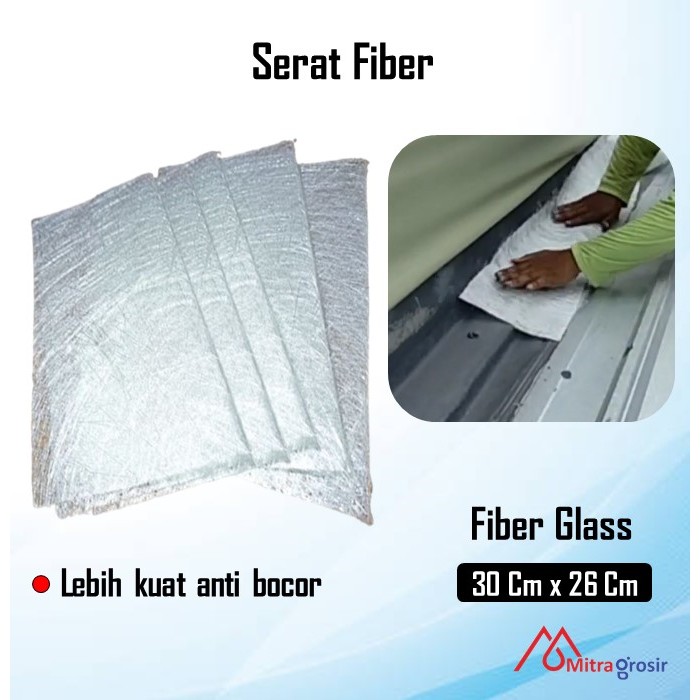 Fiberglass / Fiber Mat / Serat Fiber / Serat Fiber Aquaproof Pelapis Retak Anti Bocor
