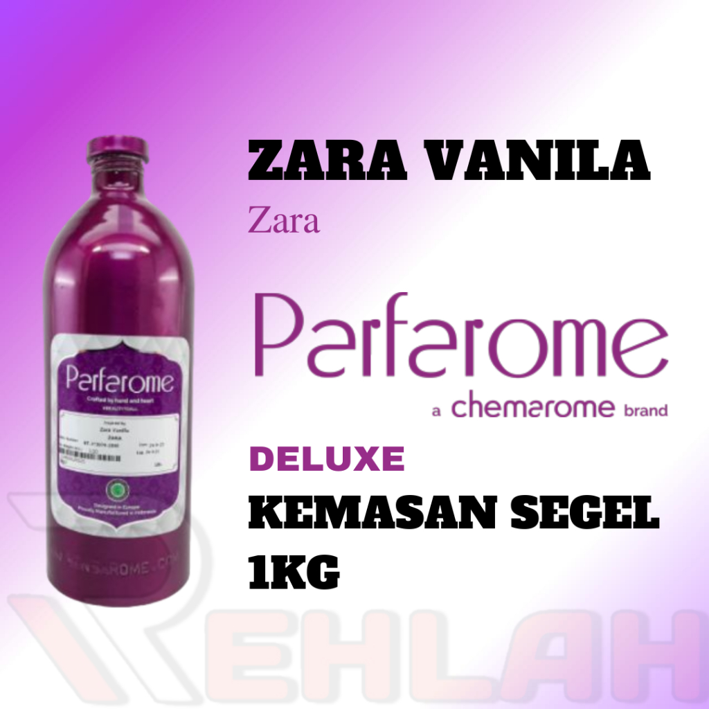 ZARA VANILA BY PARFAROME (PFM) DELUX BIBIT PARFUM MURNI KEMASAN SEGEL-ORIGINAL PABRIK 1 KG