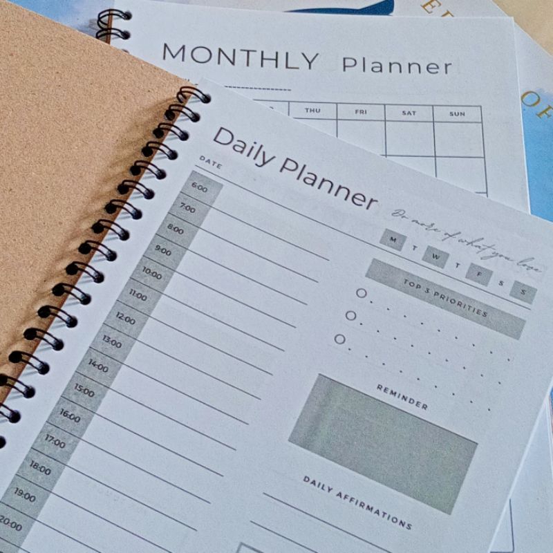 

[Aink Media] Aesthetic Planner Book Buku Catatan Agenda Book A5
