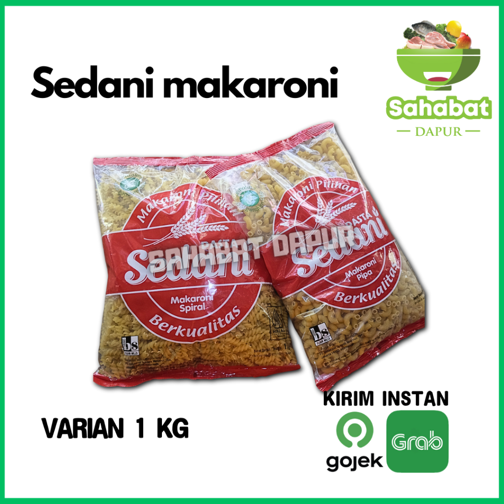 

Makaroni Sedani / Makaroni Spiral / Makaroni Pipa 1kg