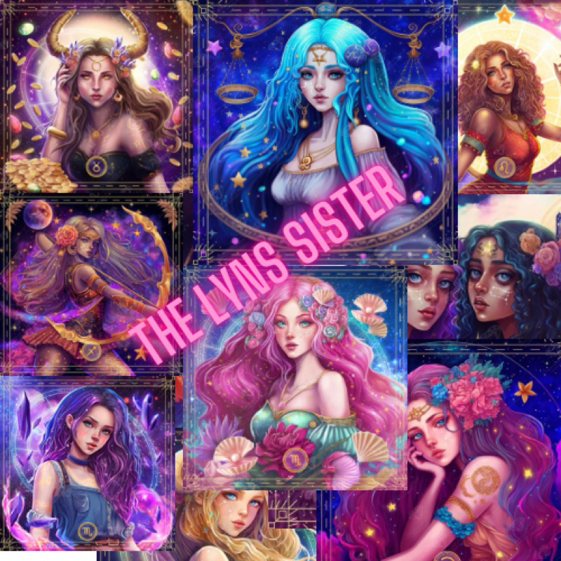 DIAMOND PAINTING 5D FULL SQUARE / ROUND ZODIAC READY STOCK