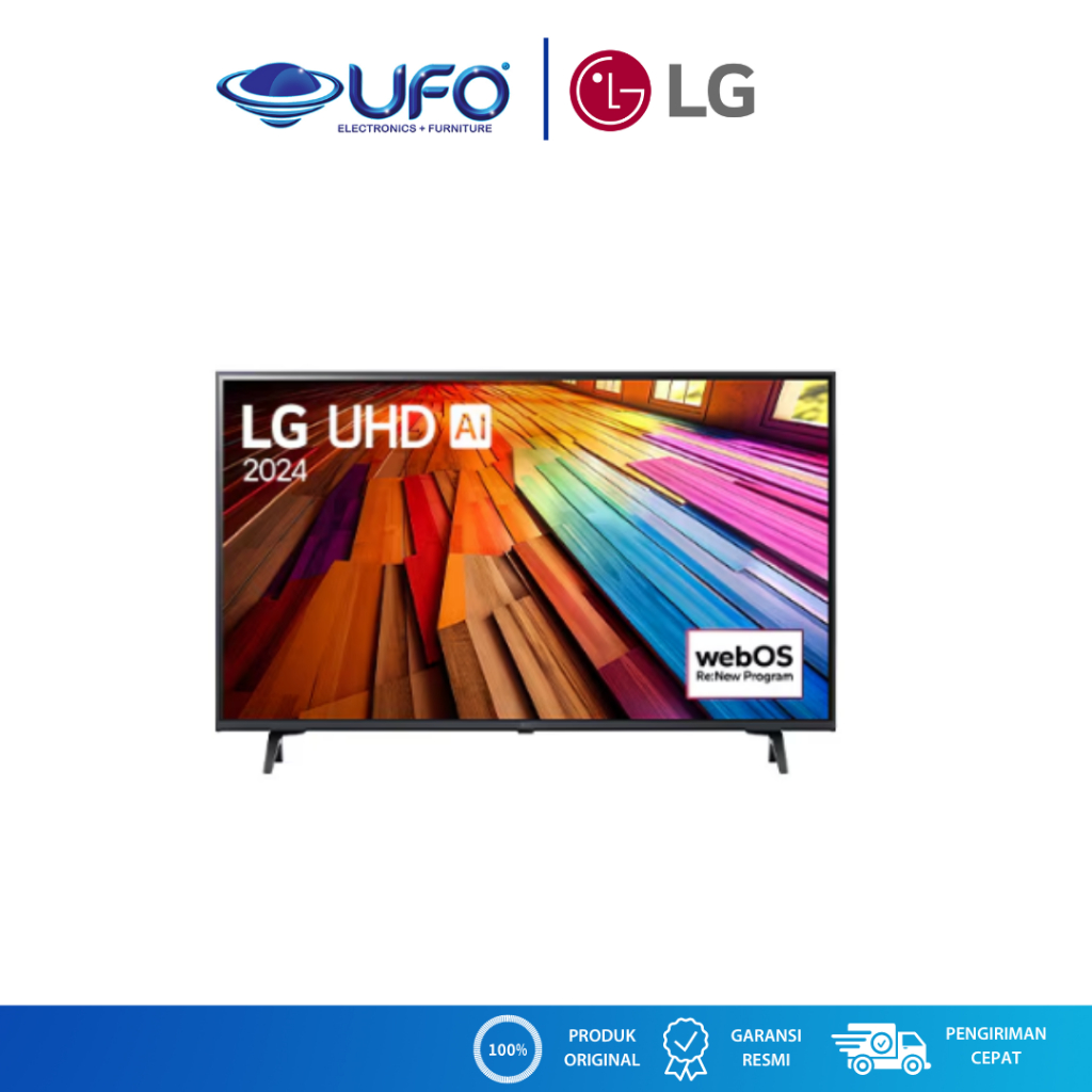LG 43UT8050PSB Smart TV 4K LG UHD AI UT80 43 inci