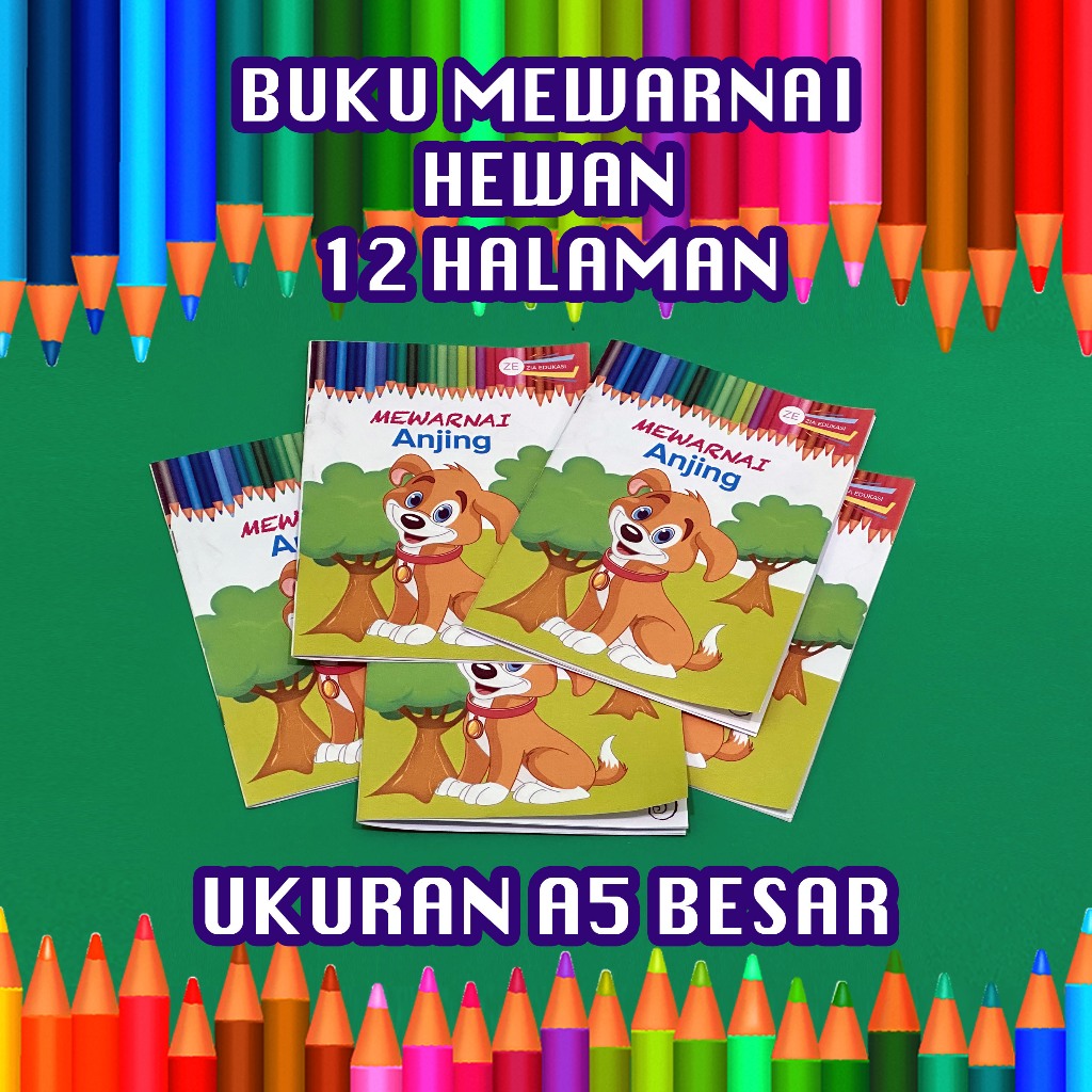 

BUKU MEWARNAI VOL 1 - buku mewarnai anak