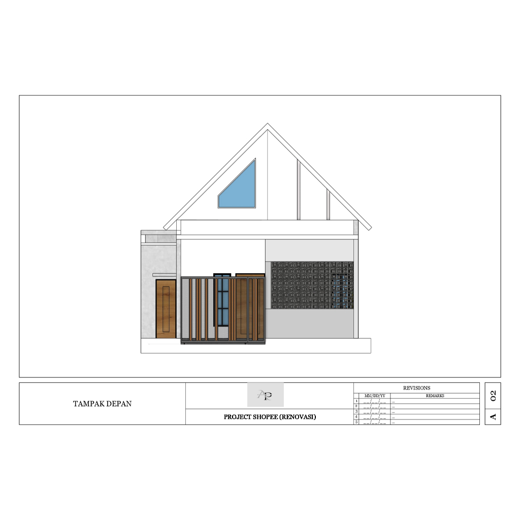 DESAIN RUMAH 1 LANTAI