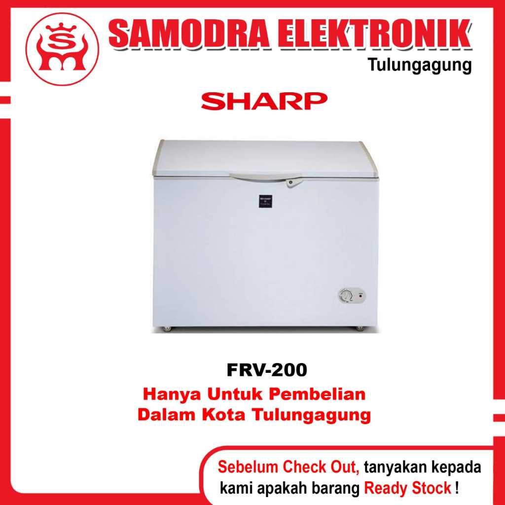 Chest Freezer SHARP FRV-200 I Chest Freezer SHARP 205L