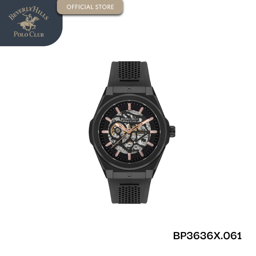 Beverly Hills Polo Club Jam Tangan Pria BP3636X.061 Black