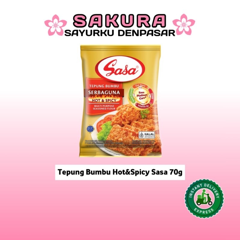 

Tepung Bumbu Serbaguna Hot&Spicy Sasa 70g - SAKURA