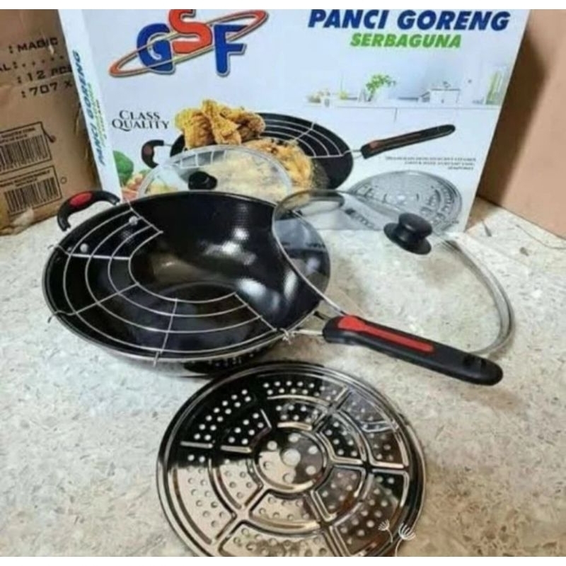 Panci Goreng Wajan Penggorengan Serbaguna GSf