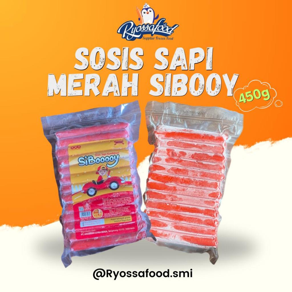 

SiBooy Sosis Sapi Merah 450gr isi 25biji