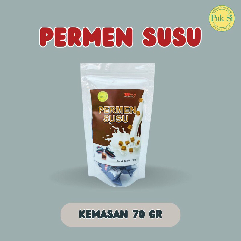 

Pak Si Permen Susu 70 gr Milky Candi Permen Manis Susu