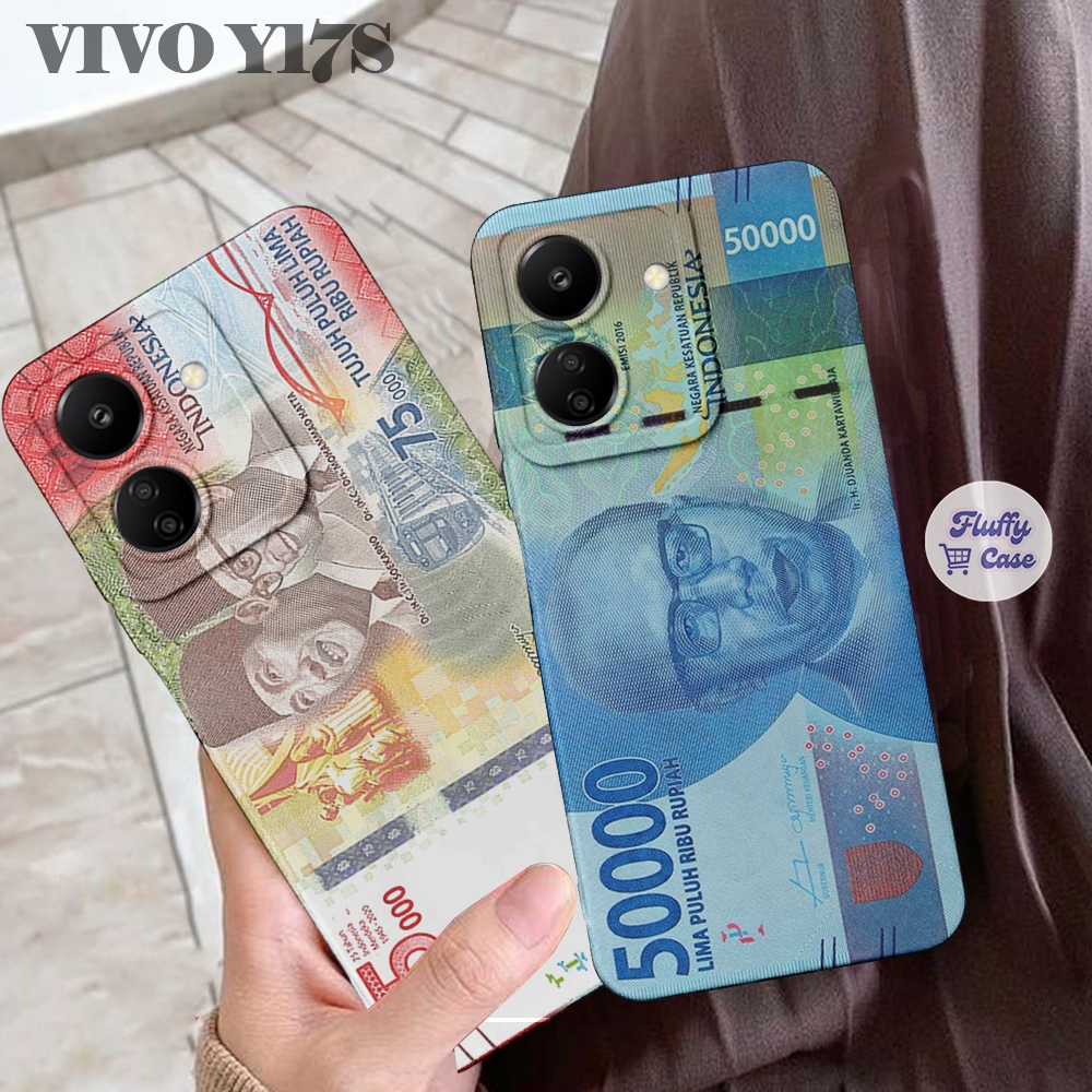 Softcase Hp VIVO Y17S /Y03/Y12/Y12S/Y28/Y21S/Y33S Motif Uang Hits Trend Kekinian - Case Hp - Case Vi