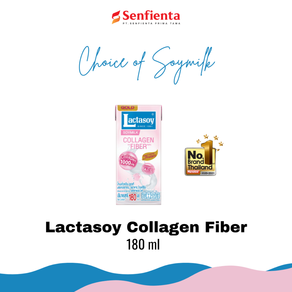 

Lactasoy Gold Collagen Fiber Soymilk 180 ml