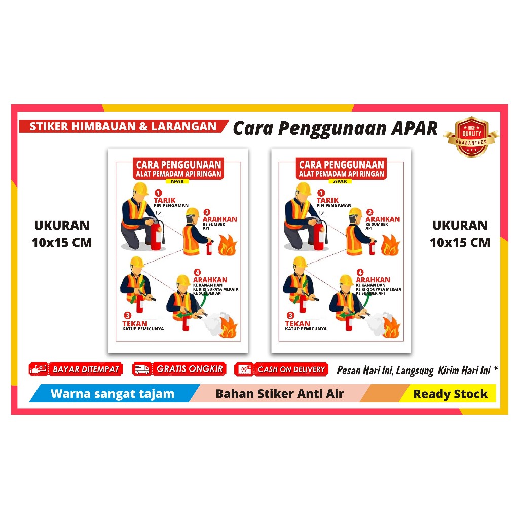 

STIKER CARA PENGGUNAAN APAR