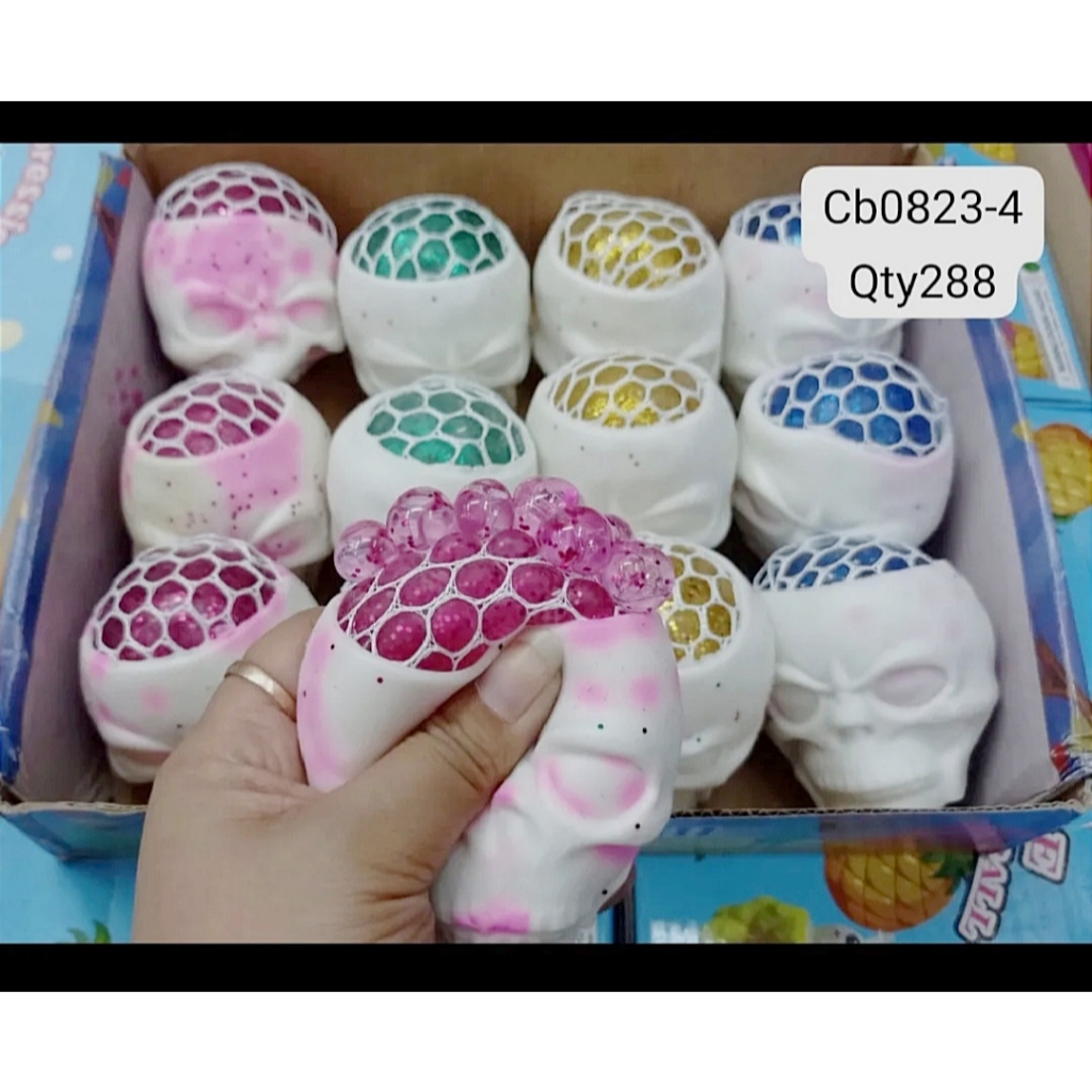 Squishy Mesh Ball Bola Anggur Pencet Besar Anti Stress bola jaring pencet