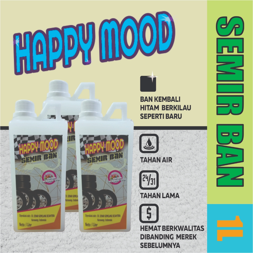 Cairan Penghitam Ban Mobil Motor Semir Ban Pengkilap Body Motor Mobil