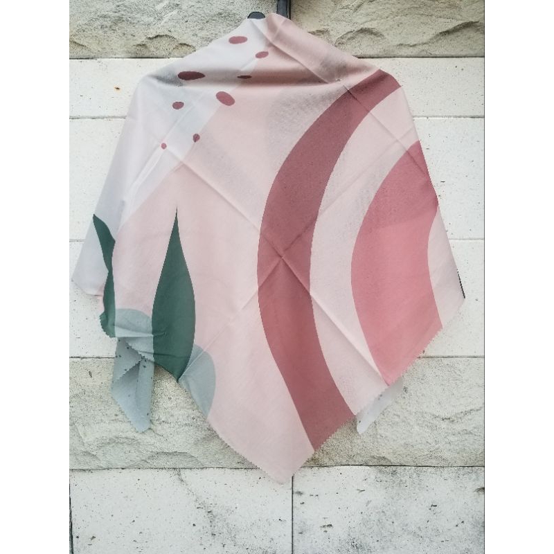 Amira hijab murah- kerudung motif segiempat bahan voal