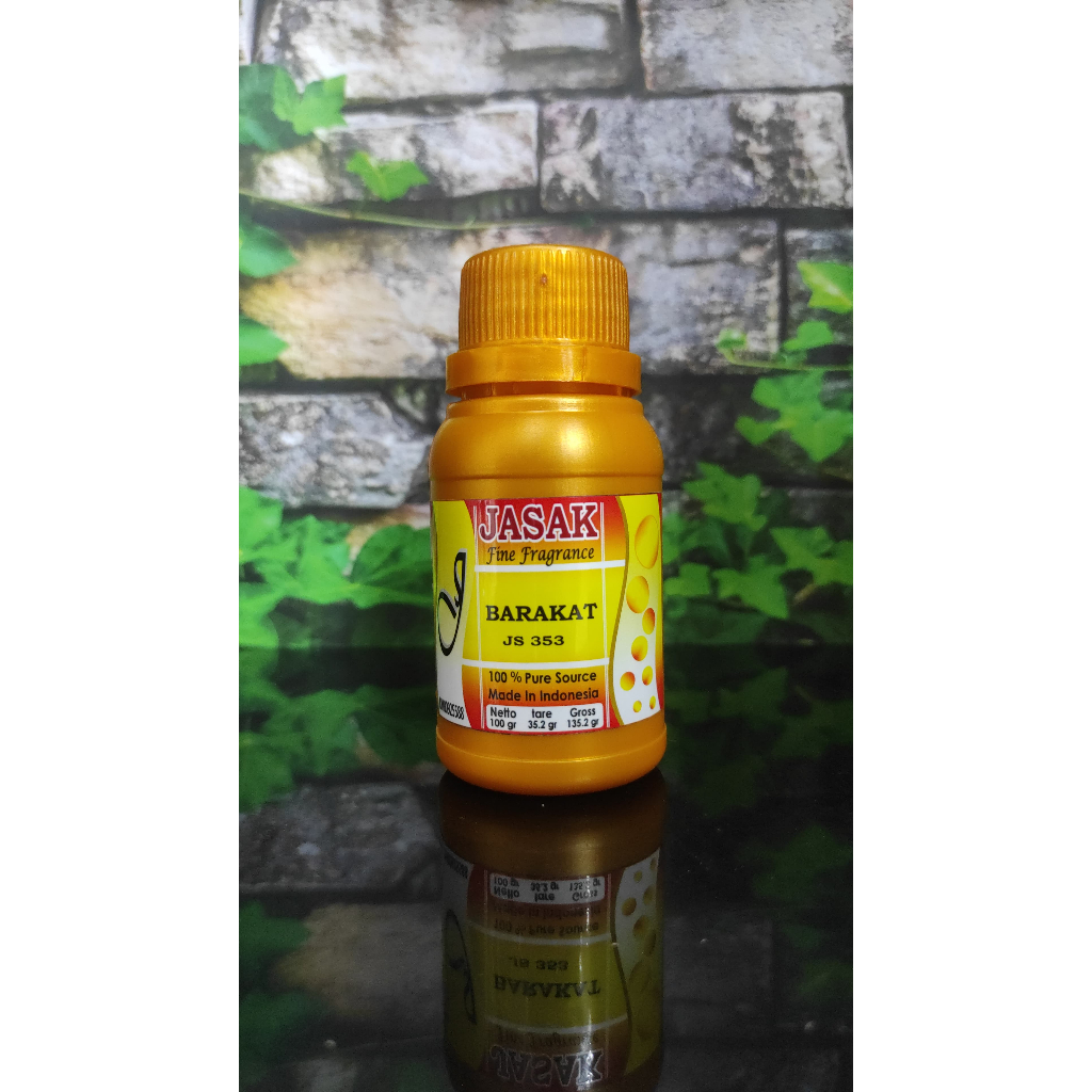 BAKARAT BY JASAK FRAGRANCE KEMASAN SEGEL BOTOL PLASTIK 100GRAM ( BIBIT MURNI 100% )