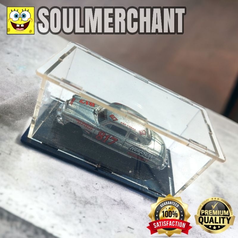 Display Kotak Akrilik Diecast Hot Wheels Loose Skala 64 Model Knockdown Original