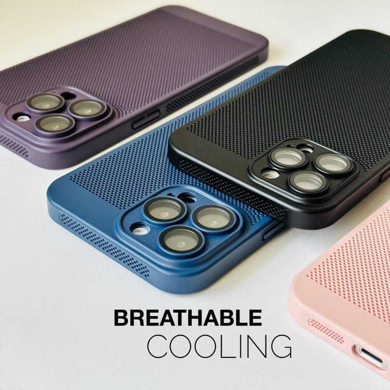 Anti Heat Airway Case Cooling Breathable Case Ultra Light Casing Iphone