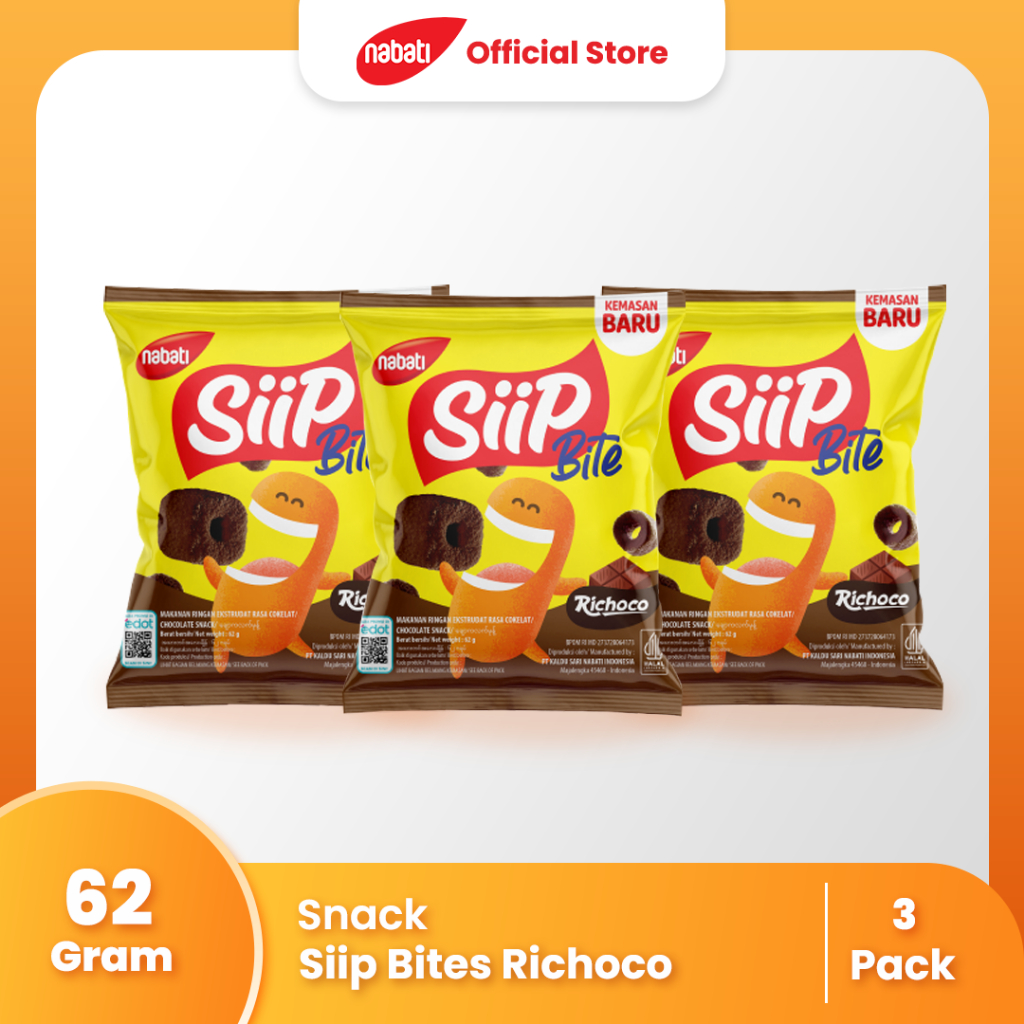 

[Bundle Pack Isi 3] SIIP Bites Richoco 62g